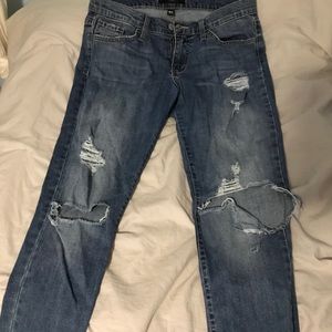 Flying Monkey distressed skinny jeans